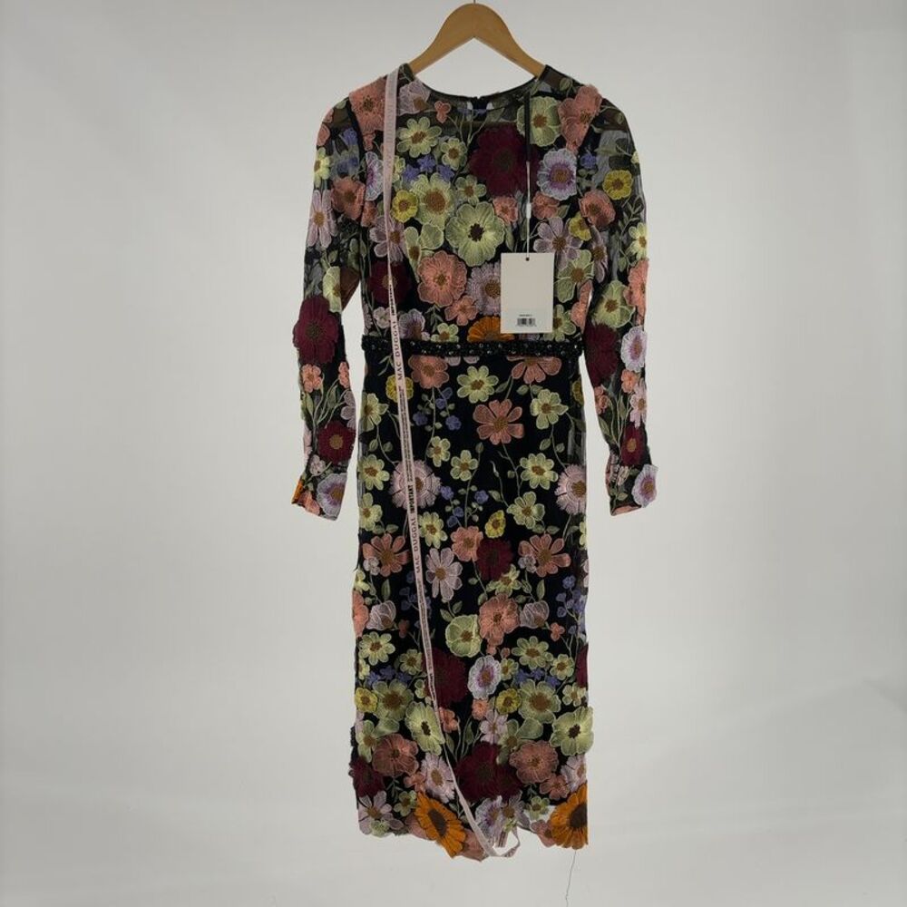 Mac Duggal Floral Embellished Dress